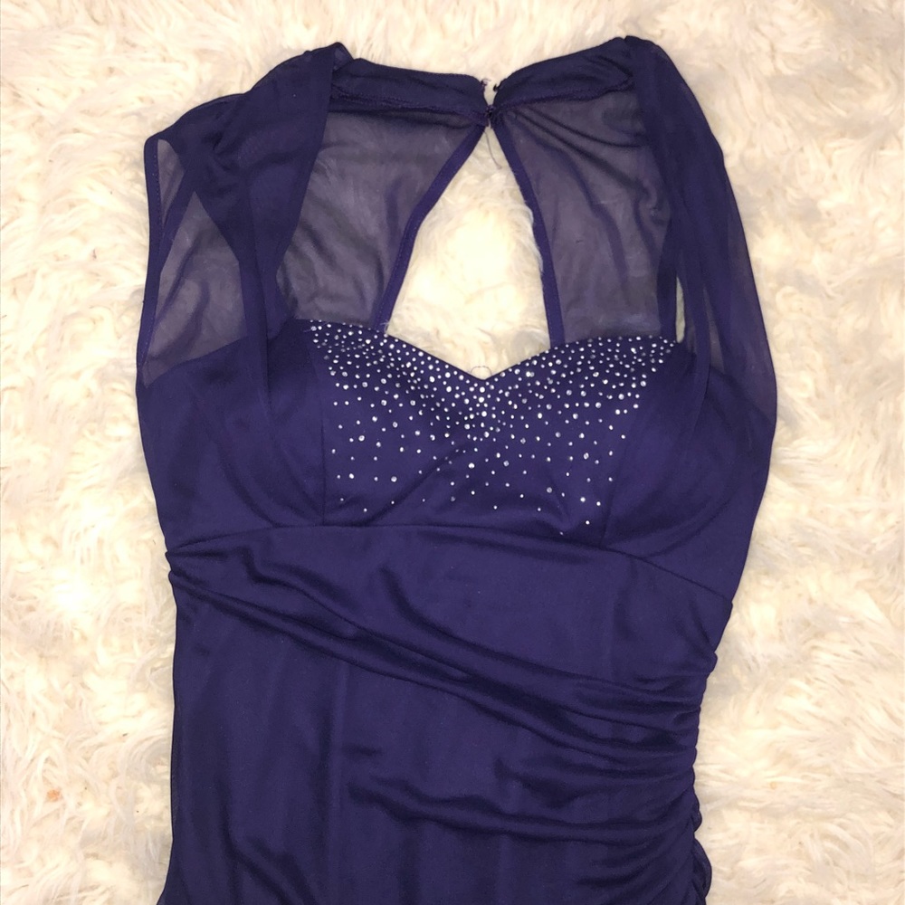 Formal purple dress